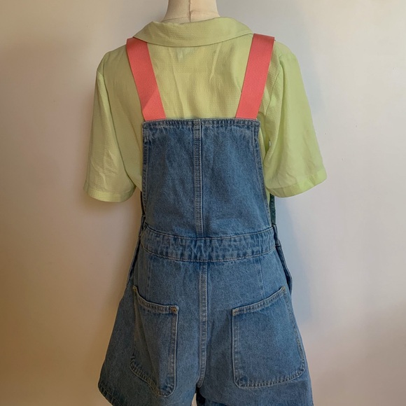 Cider Short Overalls with Bunny Motif - Picture 5 of 15